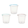 TRANSPARENT WATER BUCKET W HANDLE 13L SET 3 PST C