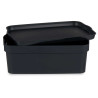 SCATOLA PLASTICA CON COPERCHIO 6L ANTRACITE