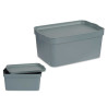 SCATOLA PLASTICA CON COPERCHIO 7.5L GRIGIO