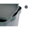 CAIXA PLÁSTICO COM TAMPA 7,5L CINZENTA 