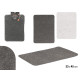 SET 4 RECTANGULAR PLACEMATS ASSORTED 3 COLORS