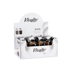 BOTTIGLIA CRISTALLO NEOPRENO 600ML 3PZ ASS COL OSC