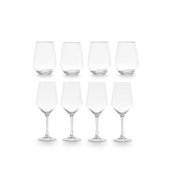 SET 8 PCS GLASS 480ML WINEGLASS 620ML