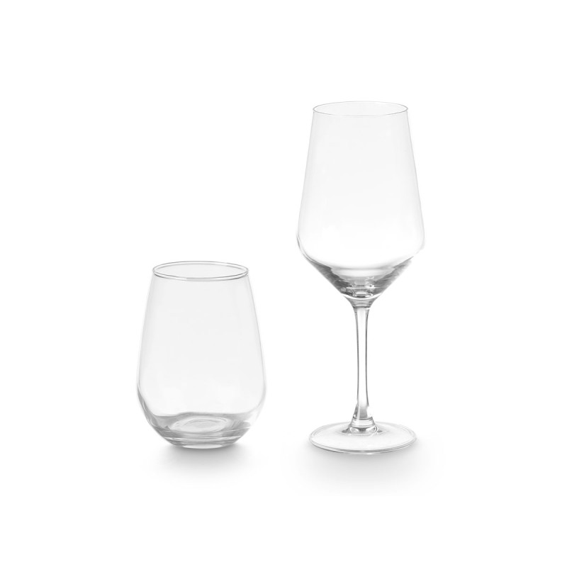 SET 8 PIÈCES VERRE 480ML TASSE 620ML