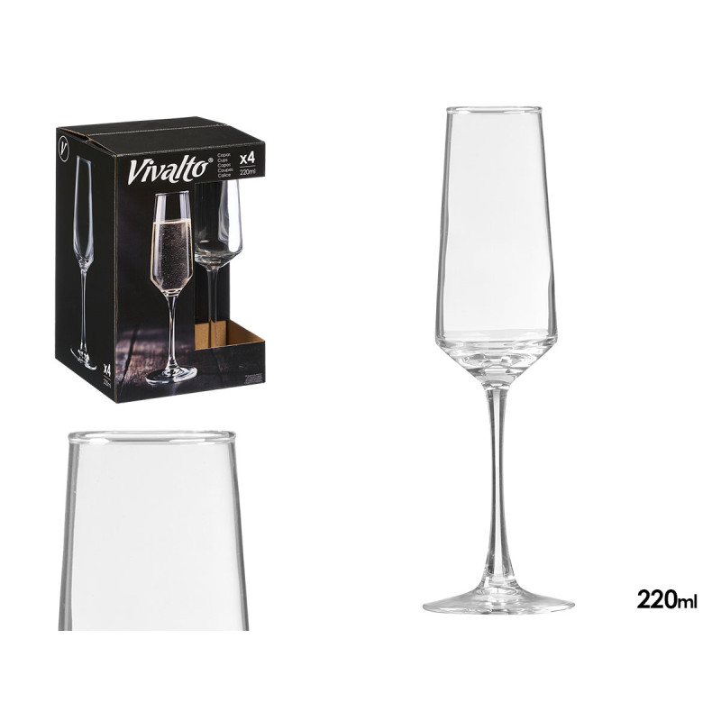 VERRE À CHAMPAGNE 220ML