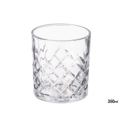 VERRE DÉCOUPÉ 350ML TRANSPARENT