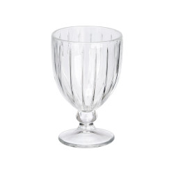 COPA VINO RAYAS 310ML TRANSPARENTE