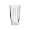 VASO ALTO RAYAS 440ML TRANSPARENTE