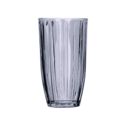 VASO ALTO RAYAS 440ML HUMO
