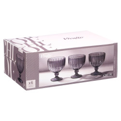 COUPE GLACE RAYURES 350ML FUMÉE