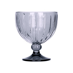 COUPE GLACE RAYURES 350ML FUMÉE