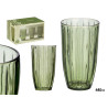 VERRE HAUT RAYURES 440ML VERT