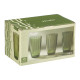 VASO ALTO RAYAS 440ML VERDE