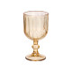 COUPE À VIN RAYURES 380ML AMBRE