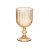 COPA VINO RAYAS 380ML AMBAR
