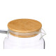 PICHET ROND BOROSILICATE COUVERCLE BAMBOU 1,2L. VE