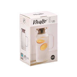 COUVERCLE PICHET CARRE BOROSILICATE 1,5L