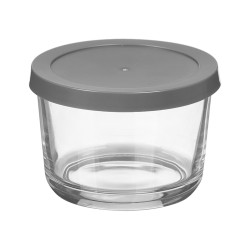 SET 3 FIAMBRERAS REDONDAS GRIS 200ML