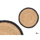 BLACK 38CM TRIVET BANGS