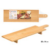 BAMBOO BOARD 14X50CM HANDLE LEGS