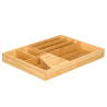 CUBERTERO BAMBU 6 HUECOS SOPORTE CUCHILLOS