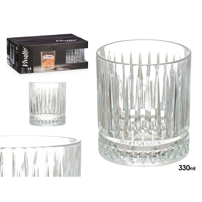 BICCHIERE WHISKY PIEDE 330ML