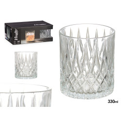 VASO WHISKY ROMBOS 330ML