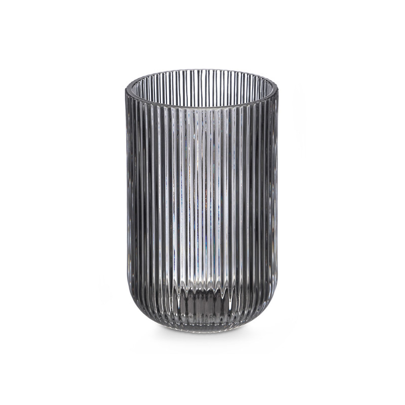 VASO GRIS RAYAS 430 ML