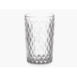 VASO DIAMANTE TRANSPARENTE 370 ML 