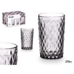 VERRE DIAMANT GRIS 370 ML
