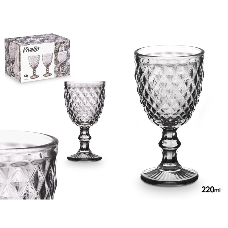 COPA DIAMANTE GRIS 220ML