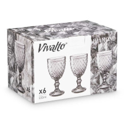 CALICE DIAMANTE CINZENTO 220 ML