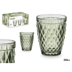 VASO DIAMANTE VERDE 270 ML