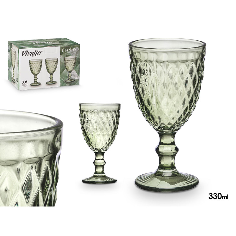 COPA DIAMANTE VERDE 330 ML