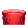 BICCHIERE DIAMANTE ROSSO 250 ML