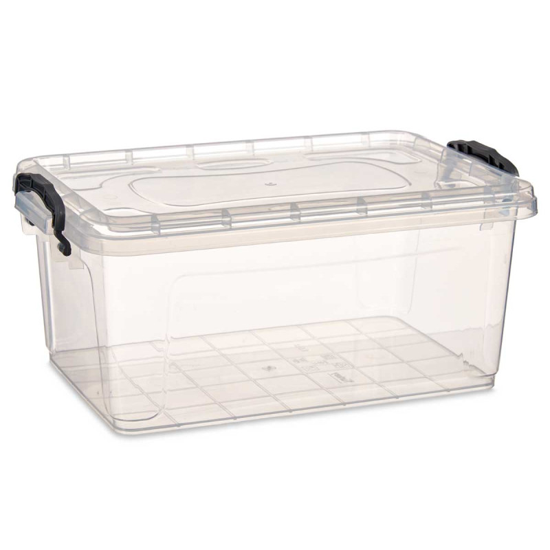CAIXA PLASTICO ARRUMAÇÃO TRANSPARENTE 8,5L