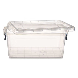 CAIXA PLASTICO ARRUMAÇÃO TRANSPARENTE 8,5L
