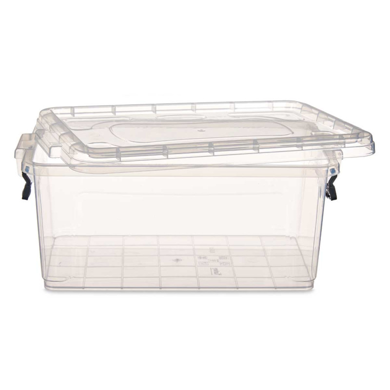 CAIXA PLASTICO ARRUMAÇÃO TRANSPARENTE 8,5L
