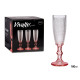 BICCHIERE PUNTI SPUMANTE PIED ROSA 180ML