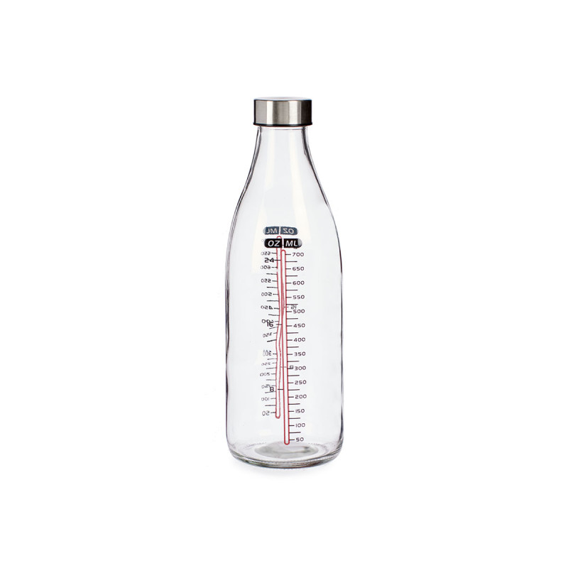 BOUTEILLE DOSEUSE BOUCHON ACIER 1L