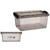 ANTHRACITE ORGANIZER PLASTIC BOX 8.5L