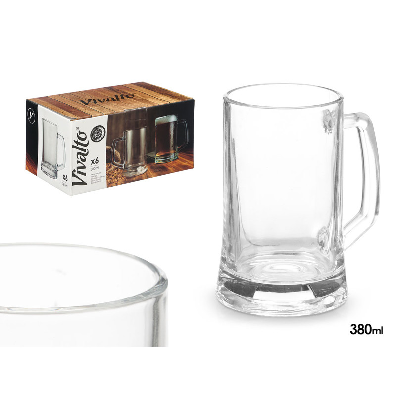 CARAFFA BIRRA 380ML CON MANICO 
