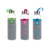 BOUTEILLE NEOPRENE VERRE COUL ETIQUETE 500ML SET 3