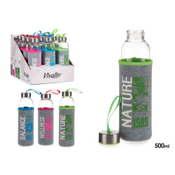 GARRAFA NEOPRENE VIDRO CINZA 1989 500ML SORT 3