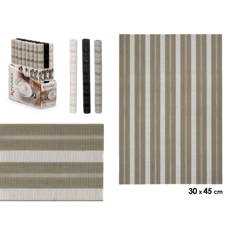 SALVAMANTEL 30X45CM CALADO SURT 3 NEUTROS