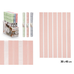 INDIVIDUAL 30X45CM SORT 3 CORES CLARAS