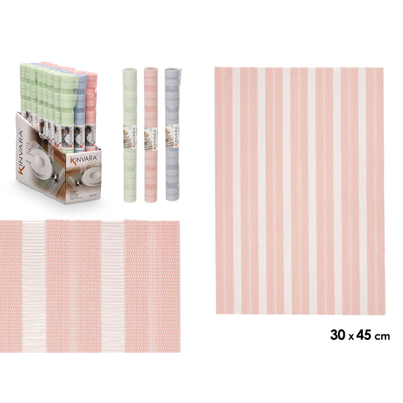 INDIVIDUAL 30X45CM SORT 3 CORES CLARAS