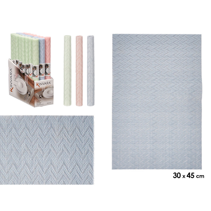 TOVAGLIETTA 30X45CM ZIG ZAG ASS 3 PASTELLO