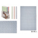 TABLEMAT 30X45CM ZIG ZAG ASSORT 3 PASTEL COL