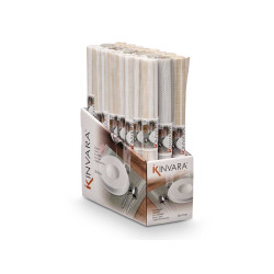 INDIVIDUAL 30X45CM RISCAS SORT 3 CORES NEUTRAS